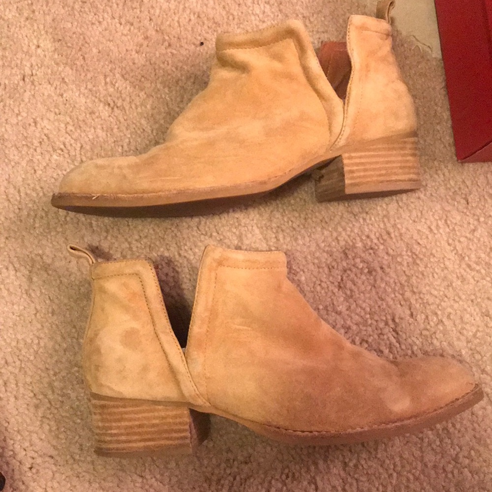 Jeffrey Campbell suede booties